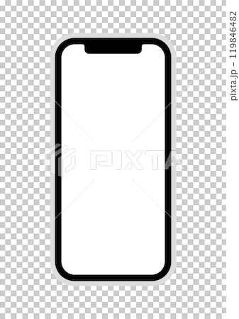 スマートフォンの正面イラスト 119846482