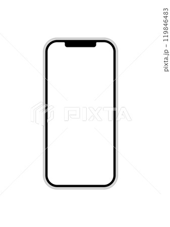スマートフォンの正面イラスト スマートフォンの正面イラスト 119846483