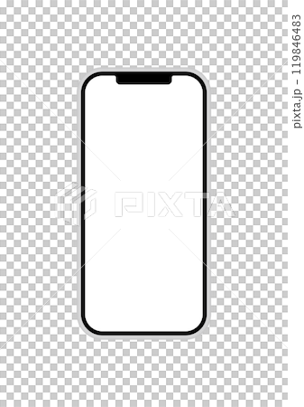 スマートフォンの正面イラスト スマートフォンの正面イラスト 119846483