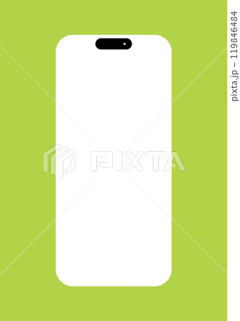 スマートフォンの正面イラスト 119846484