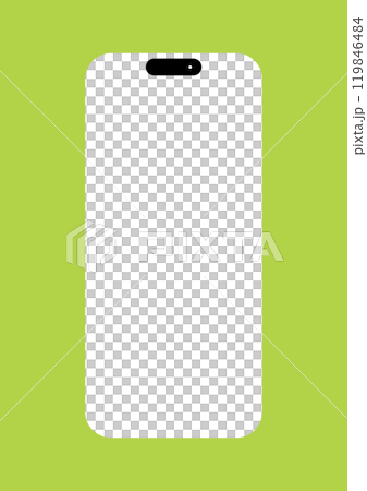 スマートフォンの正面イラスト 119846484