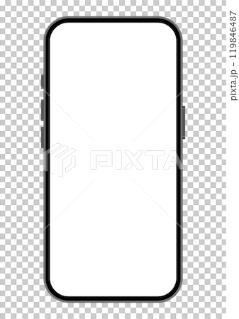 スマートフォンの正面イラスト 119846487