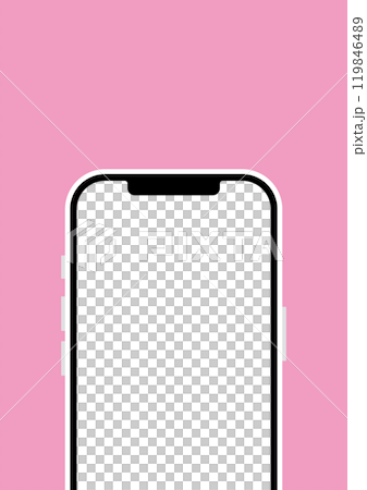 スマートフォンの正面イラスト スマートフォンの正面イラスト 119846489