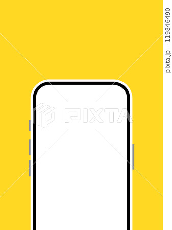 スマートフォンの正面イラスト 119846490