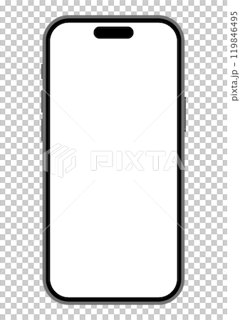 スマートフォンの正面イラスト スマートフォンの正面イラスト 119846495