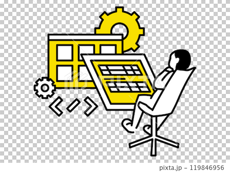 工程和編程插圖 119846956