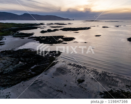 The coastline at Rossbeg in County Donegal during autumn - Ireland The coastline at Rossbeg in County Donegal during autumn - Ireland 119847166
