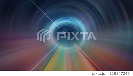 Abstract light effect in perspective concept series  119847246