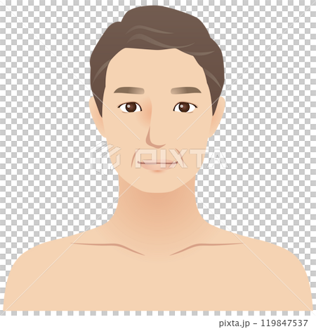 中年の男性　美容　老化 119847537