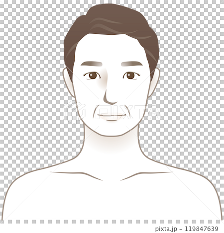 中年の男性 美容 老化 中年の男性 美容 老化 119847639