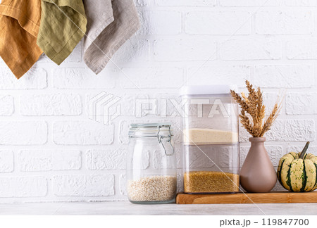 Kitchen counter top with cutting board Kitchen counter top with cutting board 119847700