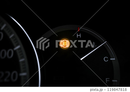 Car ABS warning light blinking on car dashboard Car ABS warning light blinking on car dashboard 119847818