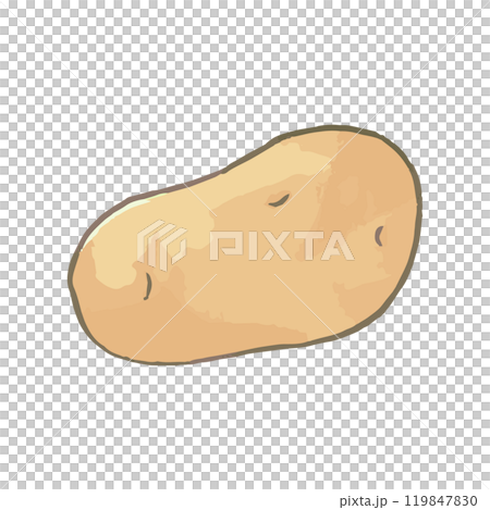 Potato_vegetable 插畫手繪圖示 1 119847830
