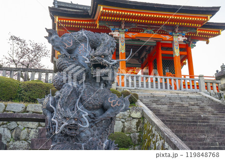 満開の桜と清水寺 祥雲青龍 満開の桜と清水寺 祥雲青龍 119848768