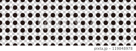 Polka dot background material, screentone material for manga 119848978