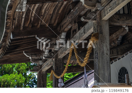 長野 戸隠神社 中社の拝殿 長野 戸隠神社 中社の拝殿 119849176