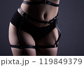 Photo of womans hips in bandage belt 119849379