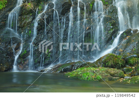 流れる滝 119849542