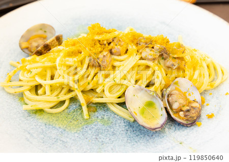 美味しいボンゴレパスタ 美味しいボンゴレパスタ 119850640