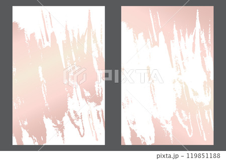 Pink grunge banner template with strokes 119851188