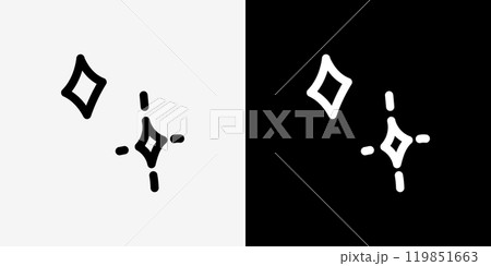 手描きの飾りイラスト　セット 119851663