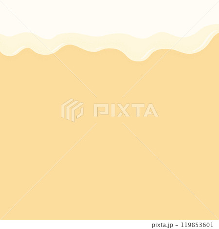 とろけるクリームのイラスト - 手描きのシンプルなスイーツやスキンケアのイメージ素材 - 正方形 とろけるクリームのイラスト - 手描きのシンプルなスイーツやスキンケアのイメージ素材 - 正方形 119853601