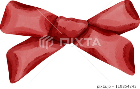 Coquette red ribbon bow Coquette red ribbon bow 119854245