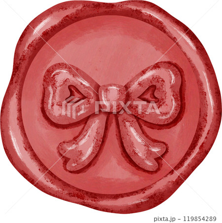 Coquette Red Bow Wax Seal Stamp Coquette Red Bow Wax Seal Stamp 119854289