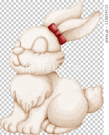 Coquette Vintage rabbit statue 119854315