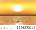Blurred Sunrise Background. 119855014