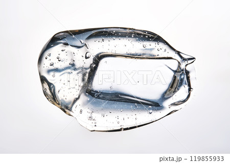 Texture of the hair gel or hyaluronic gel for the face. 119855933