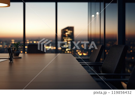 Modern Stylish Meeting Room in Urban Office Modern Stylish Meeting Room in Urban Office 119856432