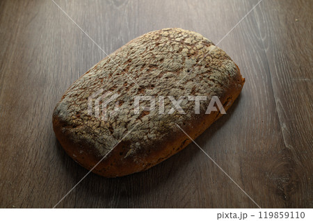 Black coffee in a mug on the background of the pool 119859110