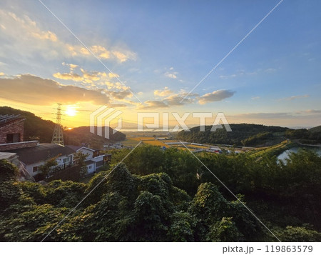 beautiful sunset over the mountain beautiful sunset over the mountain 119863579