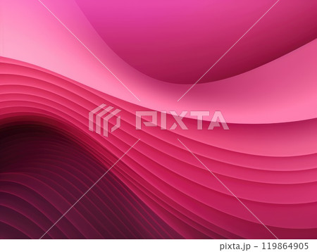 Pink wave and line abstract background. Generative AI 119864905