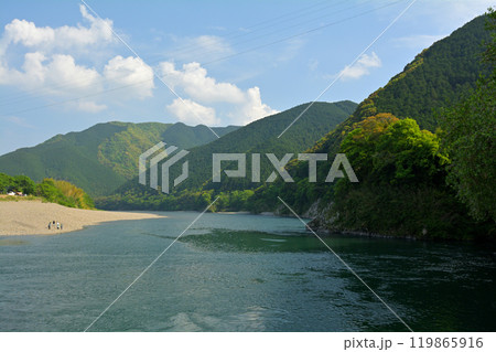 高知・四万十川 119865916