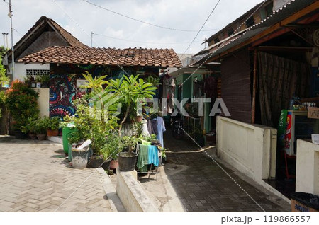 タマンサリから地下井戸間の集落【インドネシア・ジョグジャカルタ】 119866557