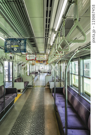 遠州鉄道クハ2100形2106の客室 119867458