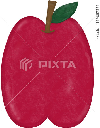 watercolor sketch of a apple 119867571