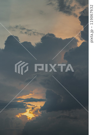 Amazing clouds like a heaven for background wallpaper and texture. 119867632