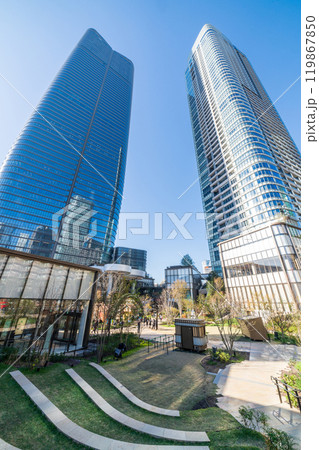 「東京都」麻布台ヒルズのビル群 119867850