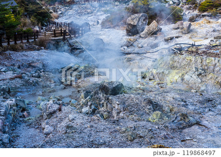 雲仙地獄　お糸地獄　【長崎県雲仙市】 119868497