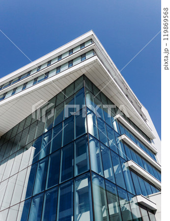 office building glass facade office building glass facade 119869568