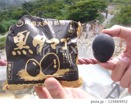 箱根大涌谷　名物黒タマゴ 119869952
