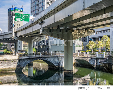 東京都内で現存する最古の石橋【常磐橋】 119870036