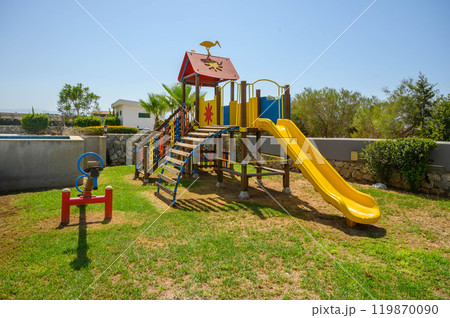 children's playground near the pool 119870090