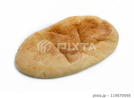Lavash pita traditional bread isolated on the white background 119870098