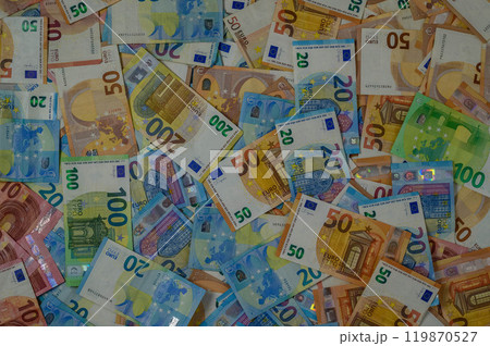Euro Money. euro cash background. Euro Money Banknotes 119870527