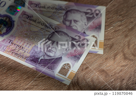 A collection of british sterling twenty pound notes 3 A collection of british sterling twenty pound notes 3 119870846