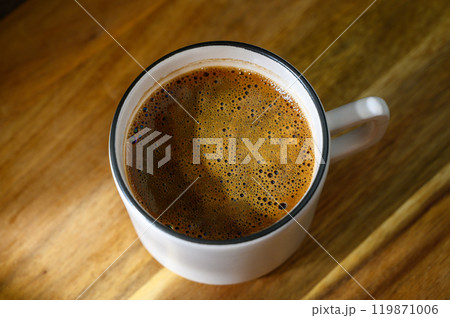 Arabic coffee cup top view 119871006